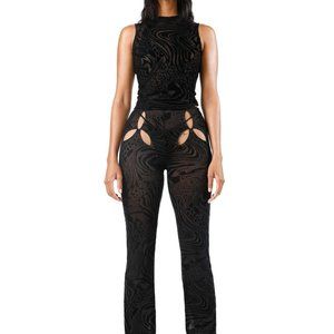I.AM.GIA sheer Amina top in S